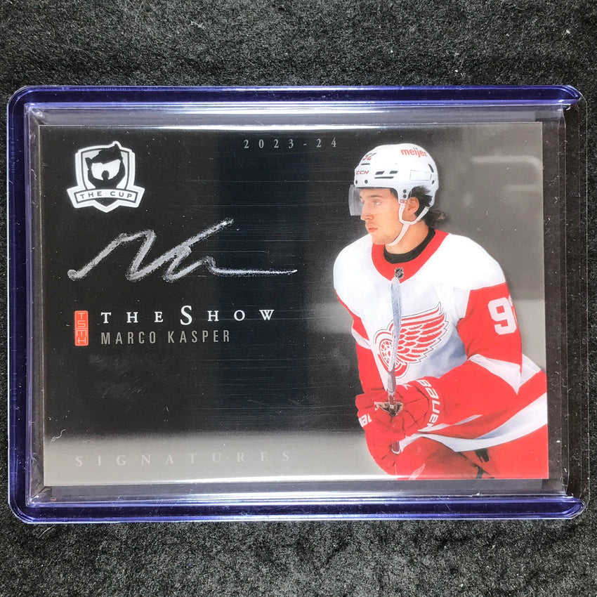 2023-24 The Cup Hockey MARCO KASPER The Show Black Rookie Auto #MK