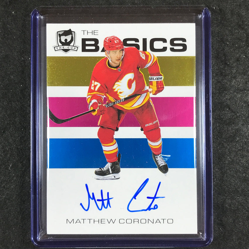 2023-24 The Cup Hockey MATTHEW CORONATO The Basics Auto #MC