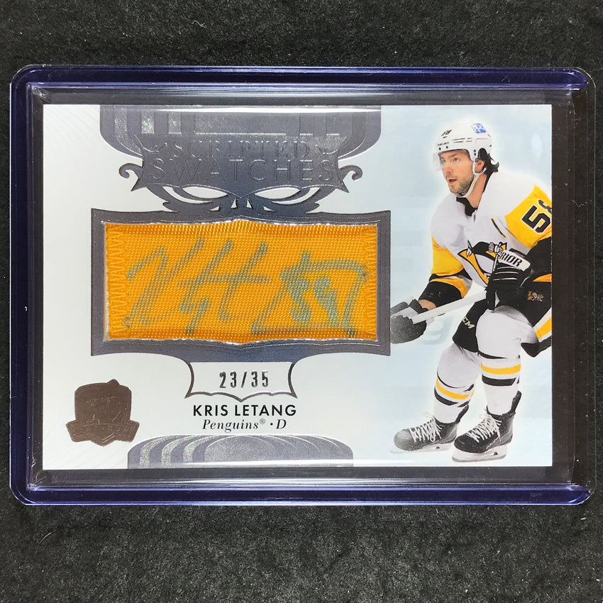 2023-24 The Cup Hockey KRIS LETANG Scripted Swatches Patch Auto 23/35
