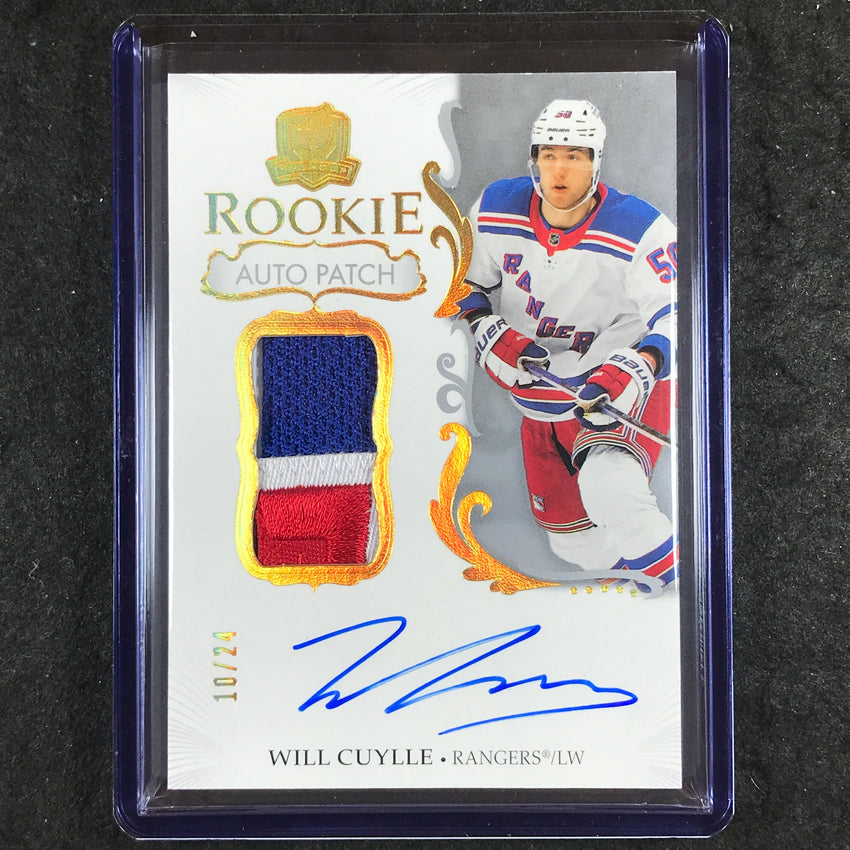 2023-24 The Cup Hockey WILL CUYLLE Rookie Patch Auto Gold Foil 10/24