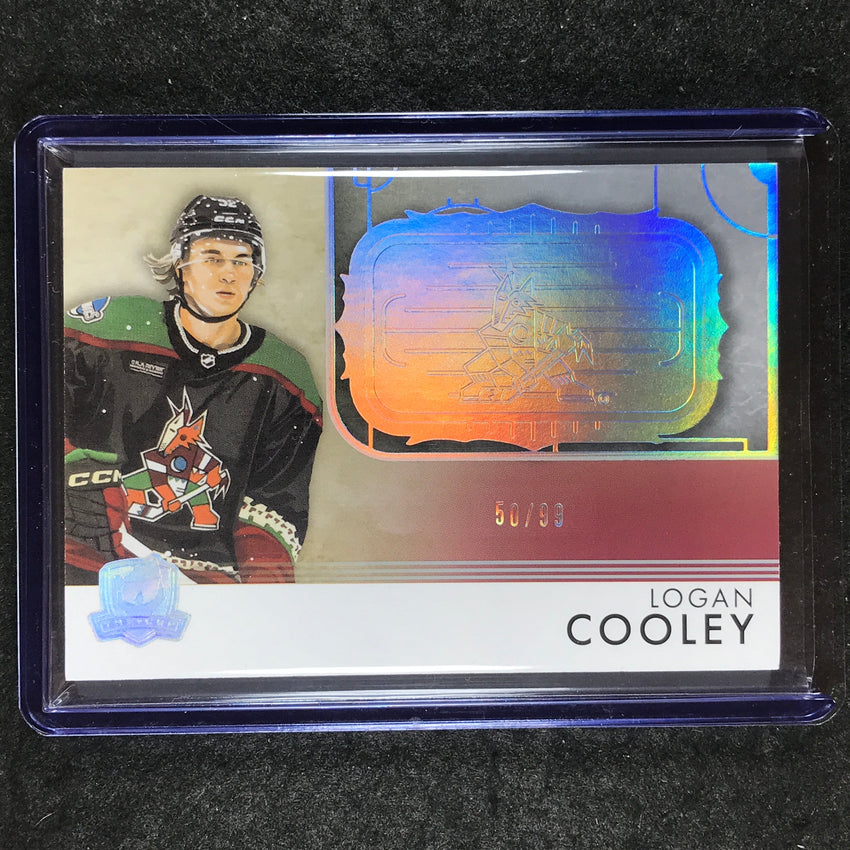 2023-24 The Cup Hockey LOGAN COOLEY Rookie Rink Gallery 50/99 #RGCB-V3