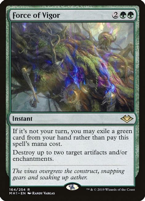 Force Of Vigor - 164/254 - Rare Modern Horizons