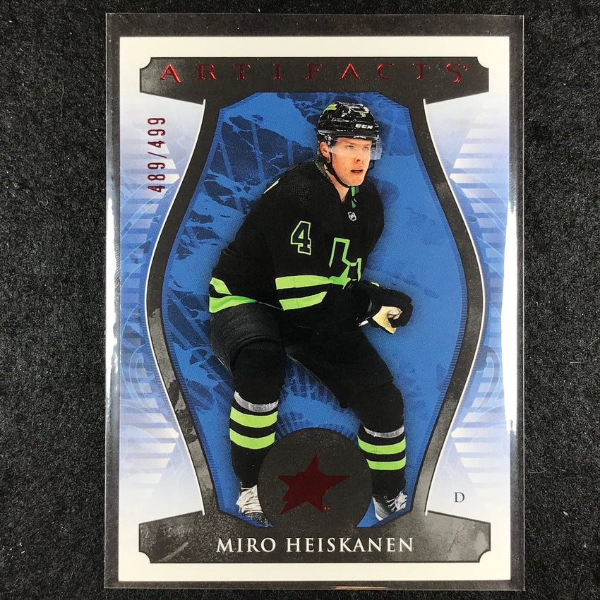 2023-24 Artifacts Hockey MIRO HEISKANEN Base Ruby 489/499 #5