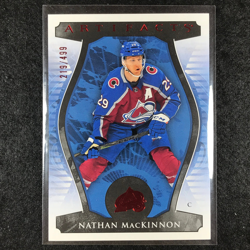2023-24 Artifacts Hockey NATHAN MACKINNON Base Ruby 219/499 #10