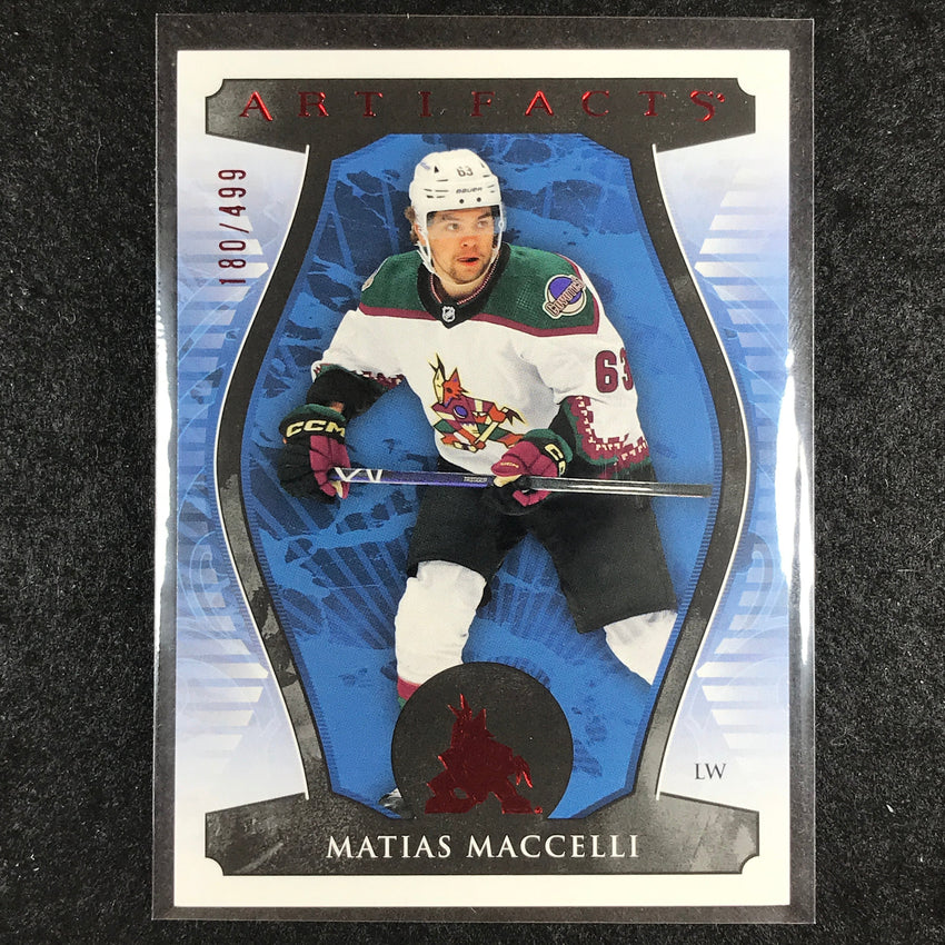2023-24 Artifacts Hockey MATIAS MACCELLI Base Ruby 180/499 #24