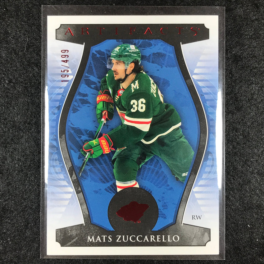 2023-24 Artifacts Hockey MATS ZUCCARELLO Base Ruby 195/499 #39