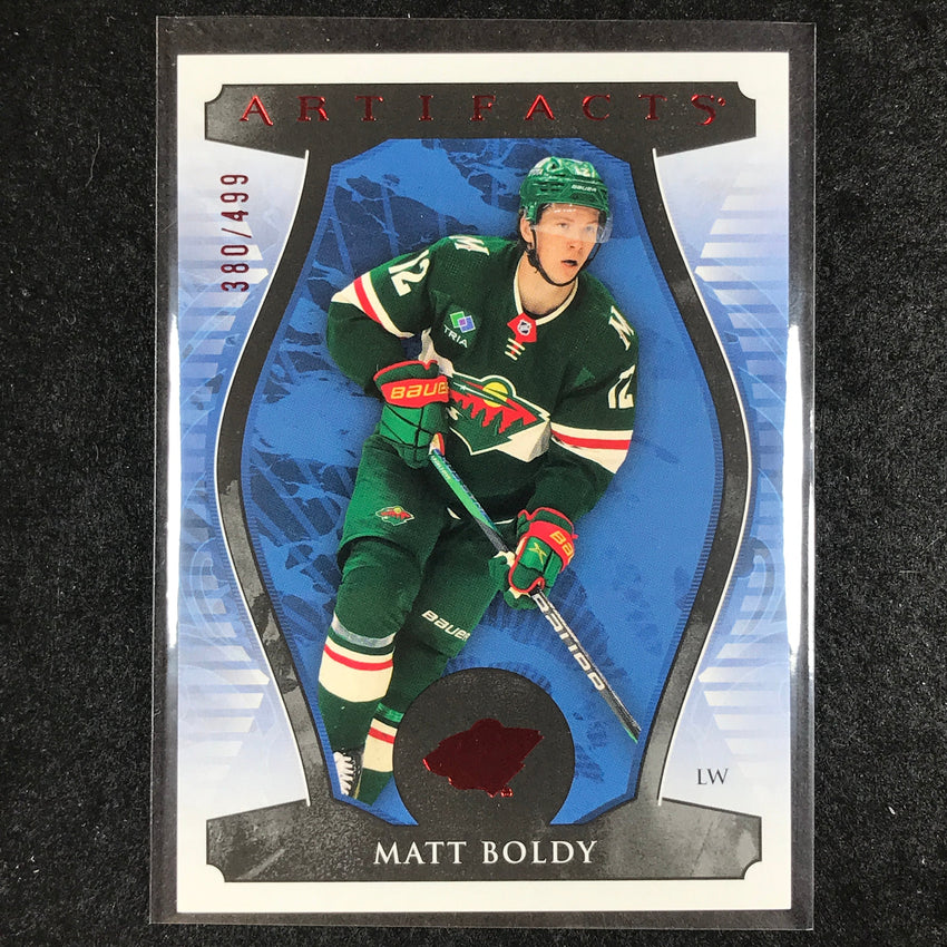 2023-24 Artifacts Hockey MATT BOLDY Base Ruby 380/499 #46