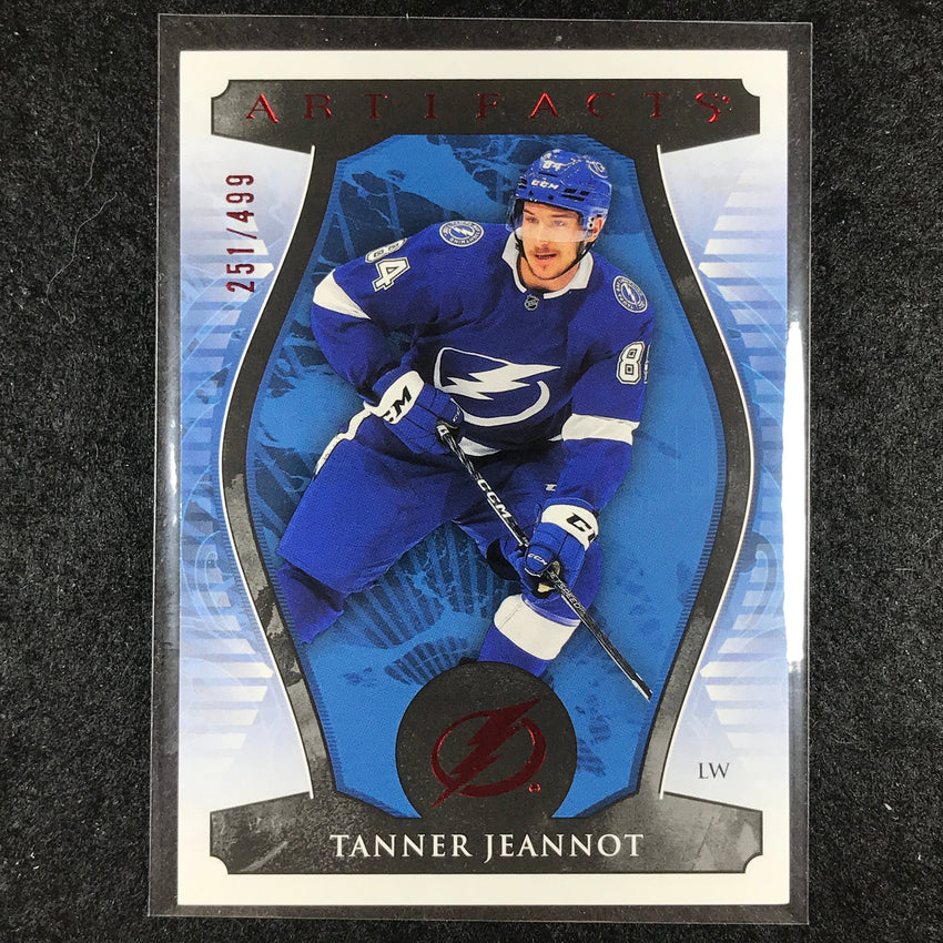 2023-24 Artifacts Hockey TANNER JEANNOT Base Ruby 251/499 #85
