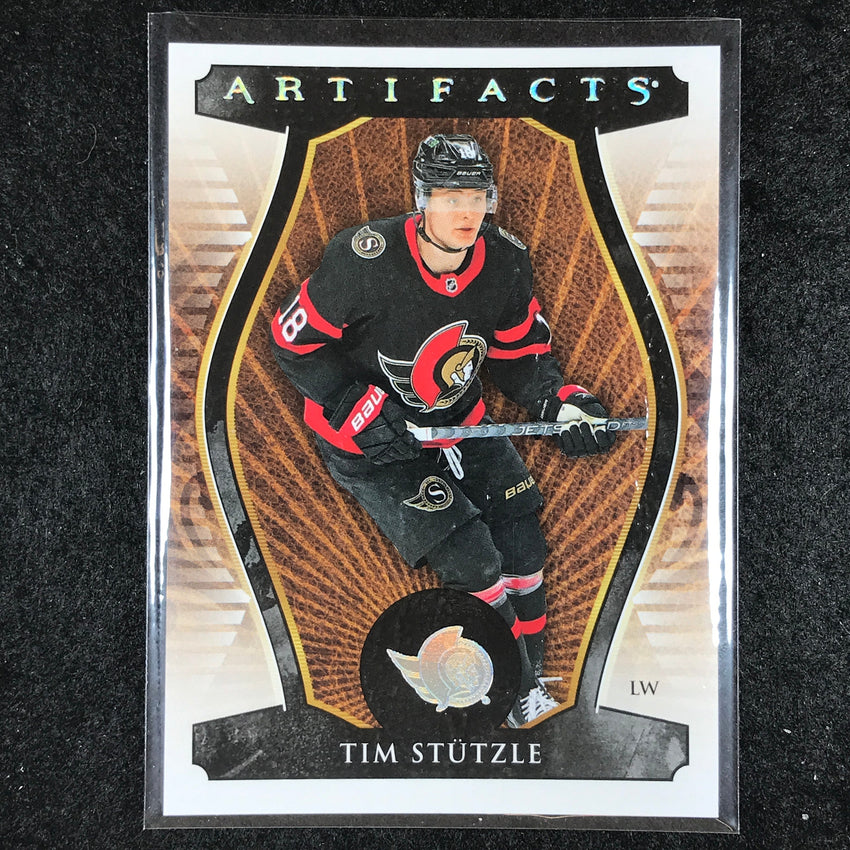 2023-24 Artifacts Hockey TIM STUTZLE Stars Base Leather #132