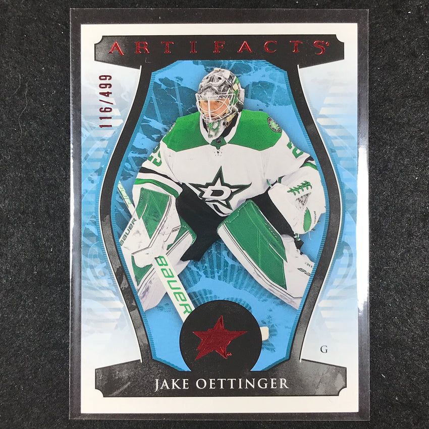 2023-24 Artifacts Hockey JAKE OETTINGER Goalies Base Ruby 116/499 #151