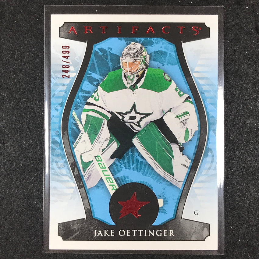 2023-24 Artifacts Hockey JAKE OETTINGER Goalies Base Ruby 248/499 #151