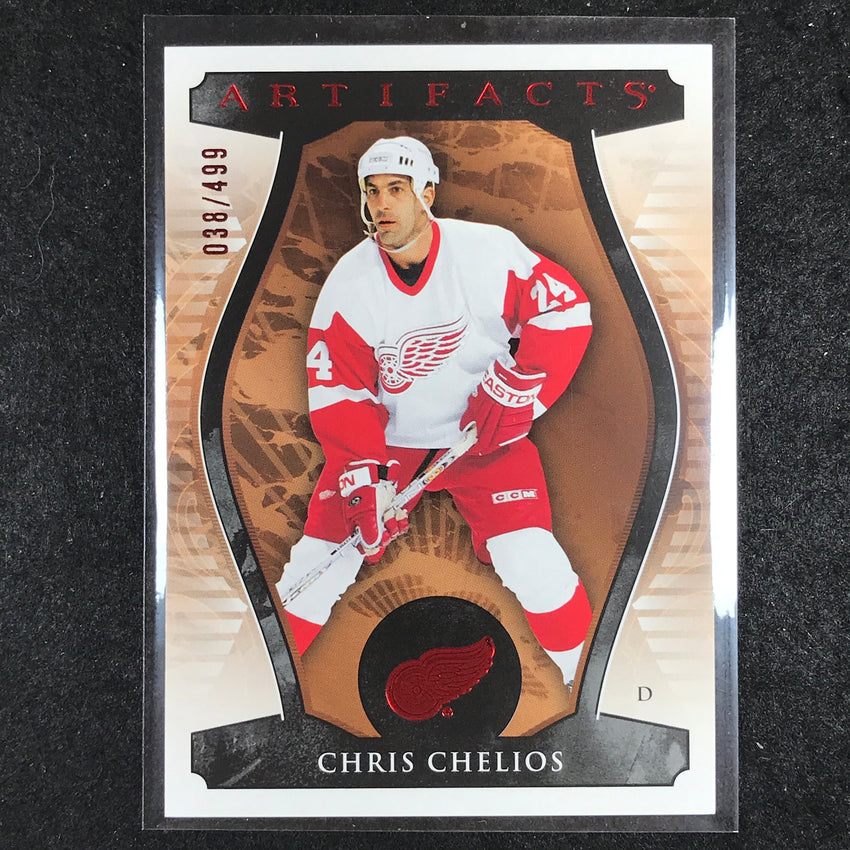 2023-24 Artifacts Hockey CHRIS CHELIOS Legends Base Ruby 38/499 #159
