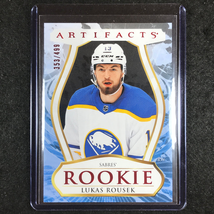 2023-24 Artifacts Hockey LUKAS ROUSEK Rookie Base Ruby 353/499 #180