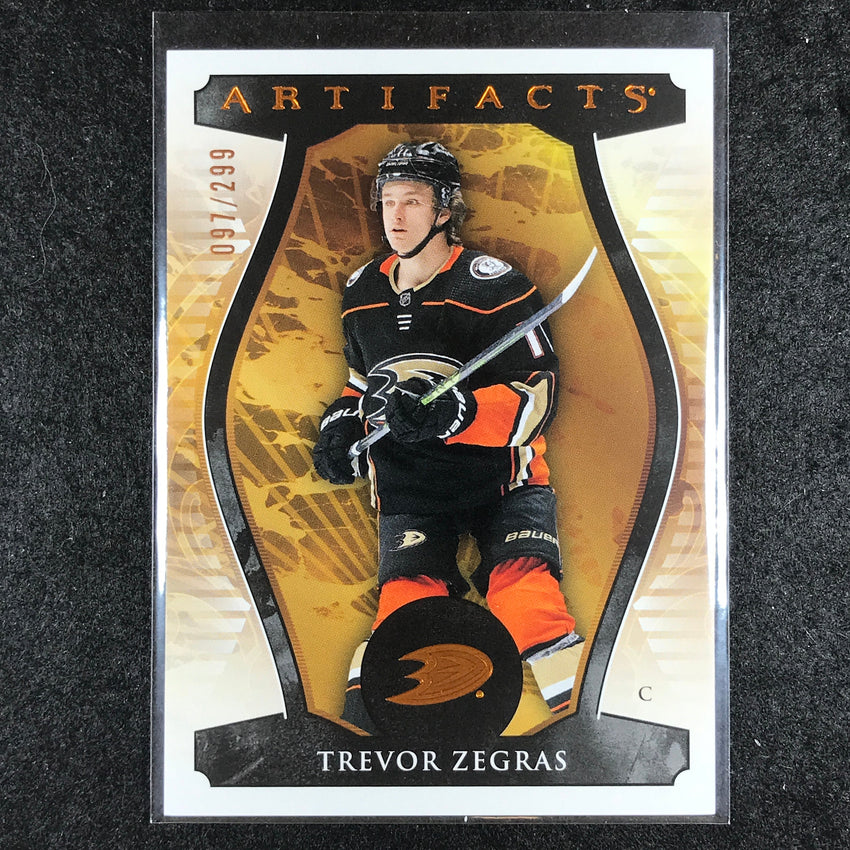 2023-24 Artifacts Hockey TREVOR ZEGRAS Stars Base Copper 97/299 #116