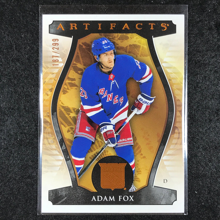 2023-24 Artifacts Hockey ADAM FOX Stars Base Copper 187/299 #134