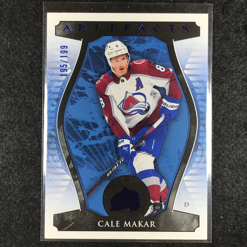 2023-24 Artifacts Hockey CALE MAKAR Base Royal Blue 195/199 #17