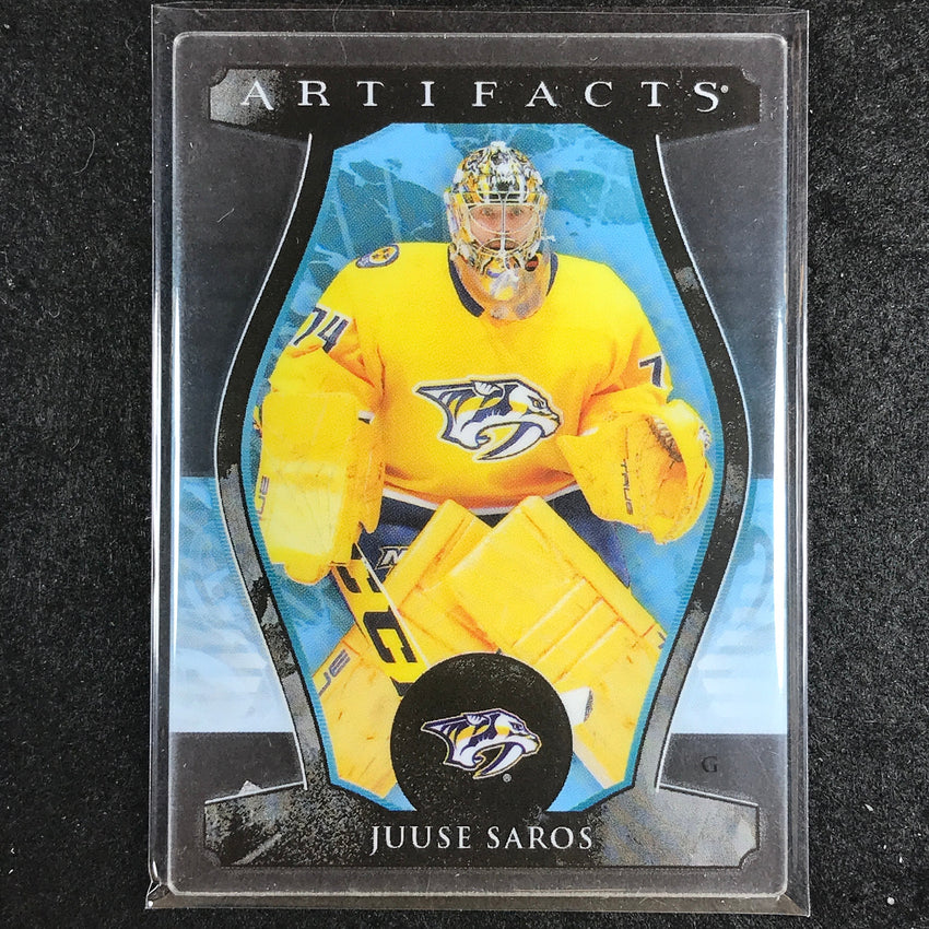 2023-24 Artifacts Hockey JUUSE SAROS Goalies Base Plexi #153