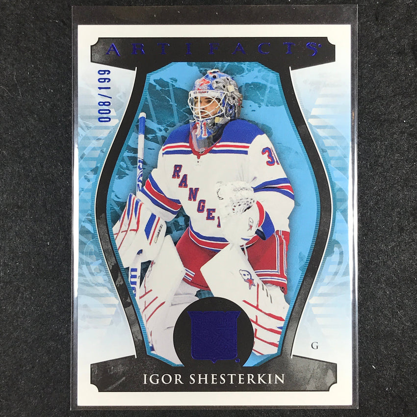 2023-24 Artifacts Hockey IGOR SHESTERKIN Goalies Base Royal Blue 8/199 #148