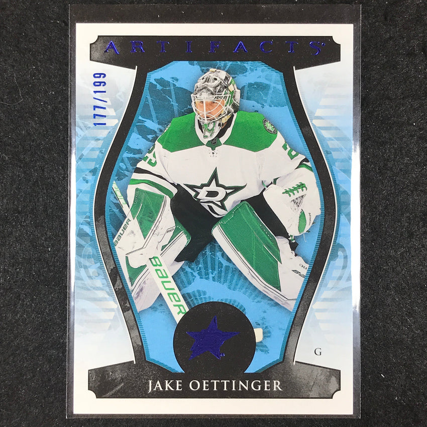2023-24 Artifacts Hockey JAKE OETTINGER Goalies Base Royal Blue 177/199 #151