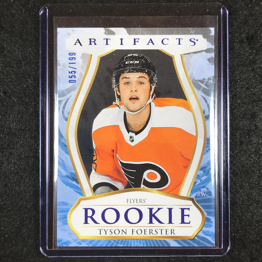 2023-24 Artifacts Hockey TYSON FOERSTER Rookie Base Royal Blue 55/199 #194