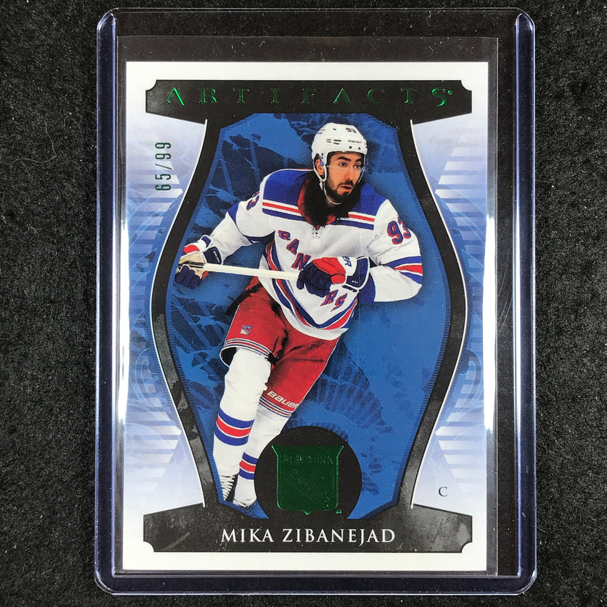 2023-24 Artifacts Hockey MIKA ZIBANEJAD Base Emerald 65/99 #1