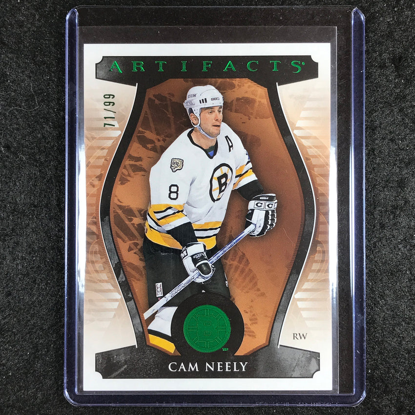 2023-24 Artifacts Hockey CAM NEELY Legends Base Emerald 71/99 #163