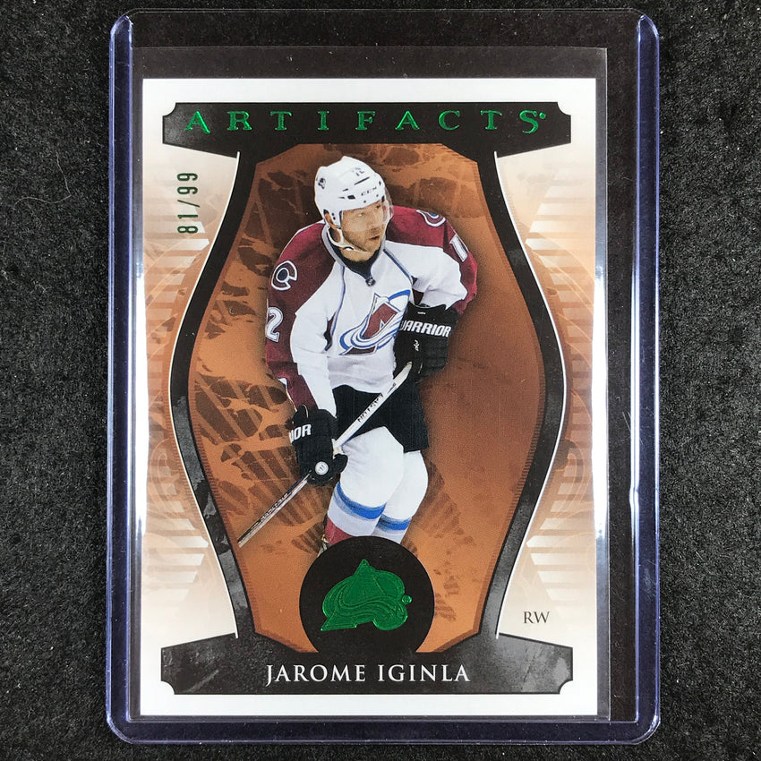 2023-24 Artifacts Hockey JAROME IGINLA Legends Base Emerald 81/99 #169
