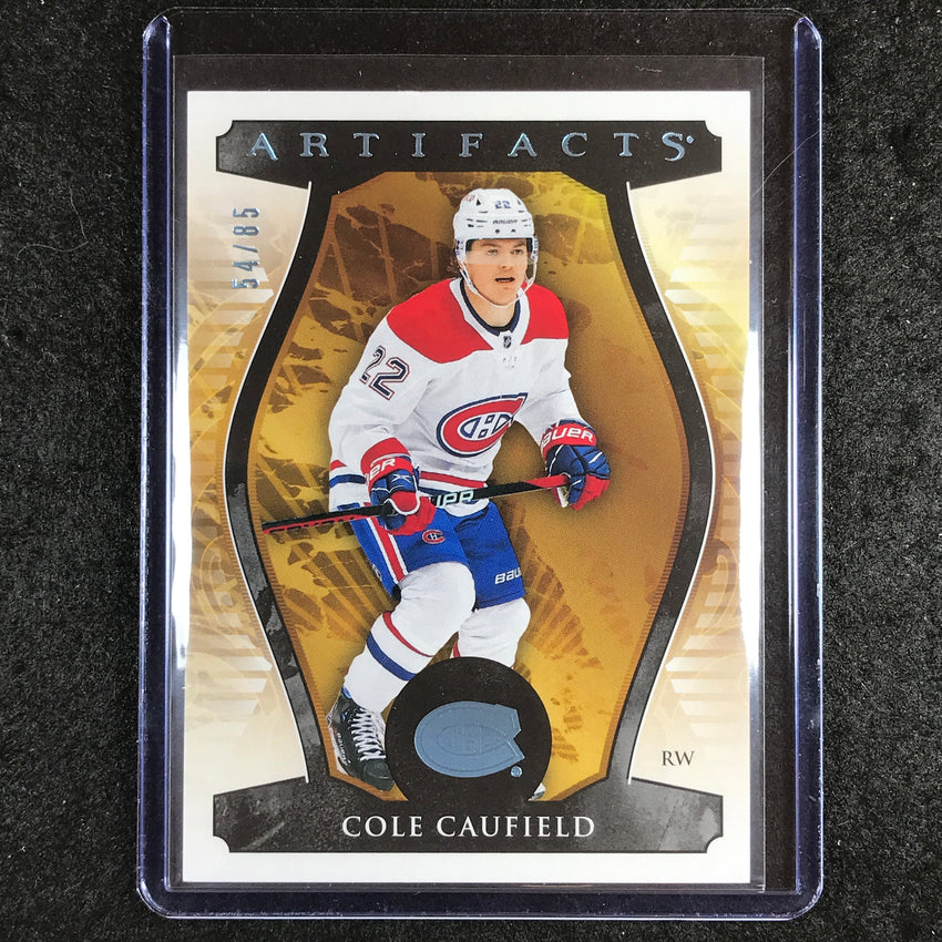 2023-24 Artifacts Hockey COLE CAUFIELD Stars Base Light Blue Steel 54/85 #133