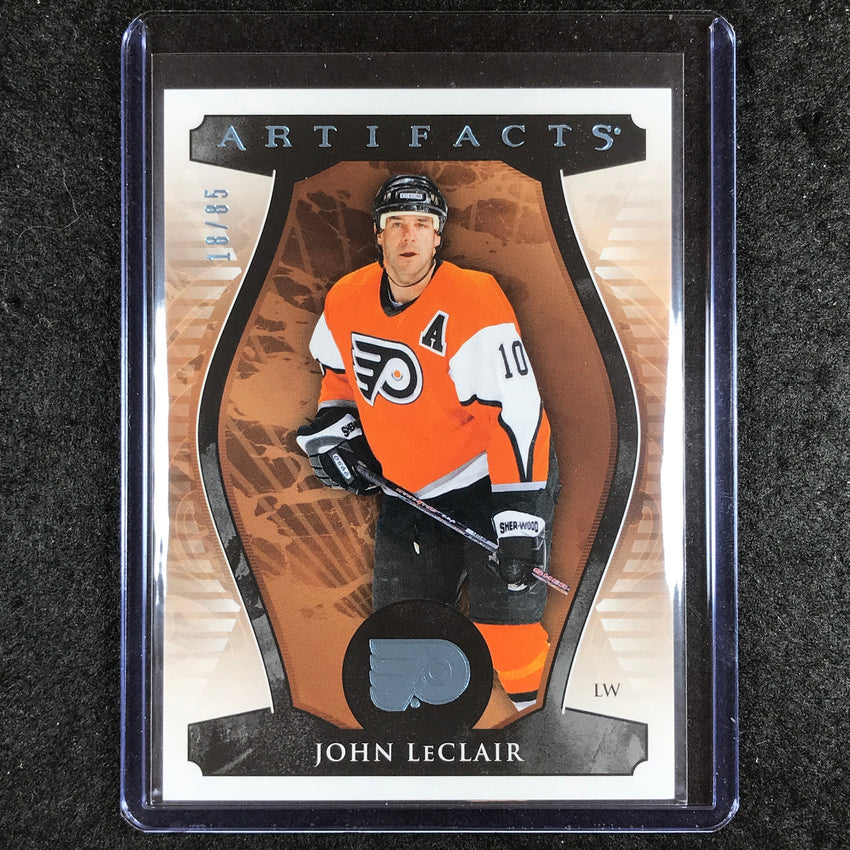 2023-24 Artifacts Hockey JOHN LECLAIR Legends Base Light Blue Steel 18/85 #167