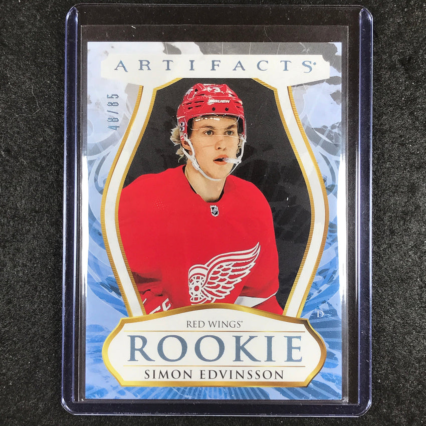 2023-24 Artifacts Hockey SIMON EDVINSSON Rookie Base Light Blue Steel 48/85 #187