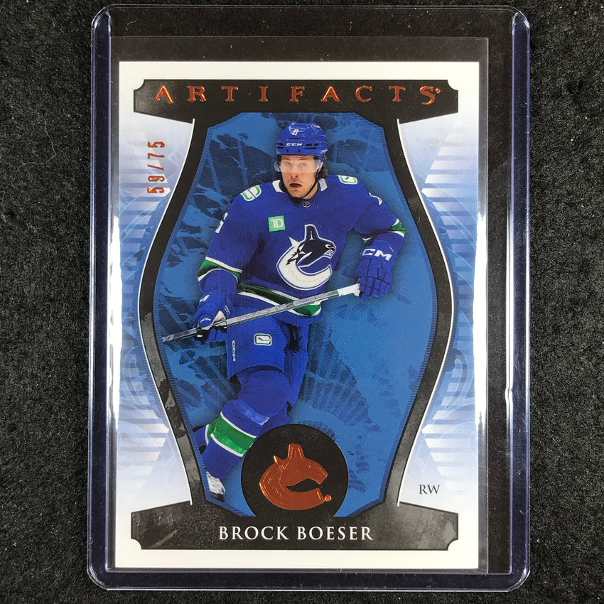 2023-24 Artifacts Hockey BROCK BOESER Base Autumn 59/75 #43