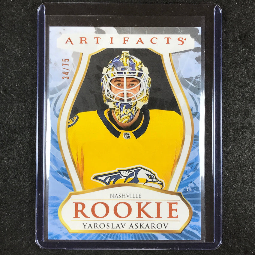 2023-24 Artifacts Hockey YAROSLAV ASKAROV Rookie Base Autumn 34/75 #183