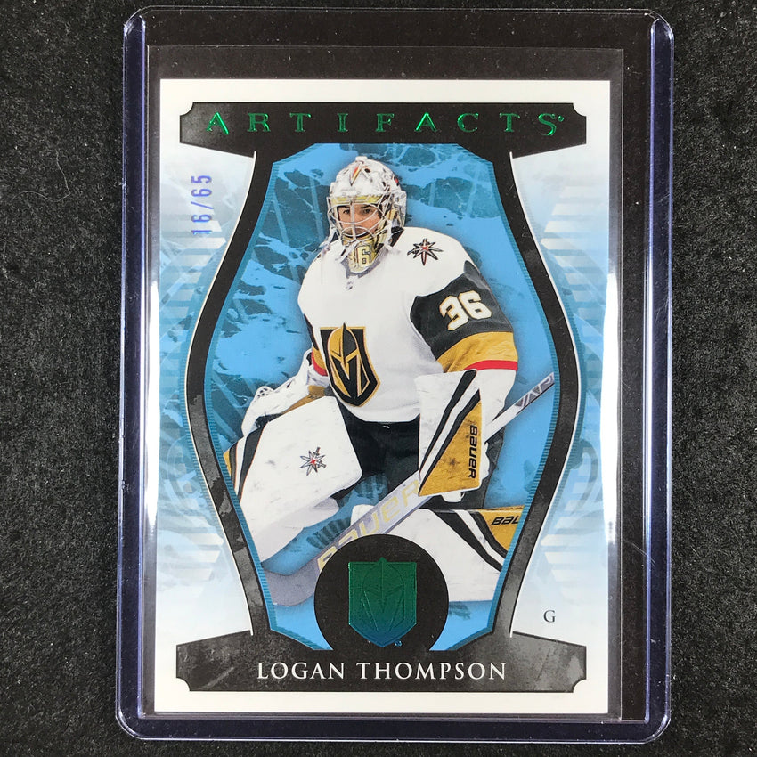 2023-24 Artifacts Hockey LOGAN THOMPSON Goalies Base Polychrome 16/65 #149