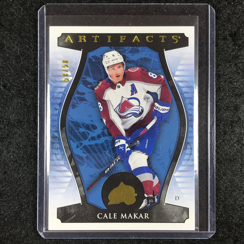 2023-24 Artifacts Hockey CALE MAKAR Base Yellow 50/50 #17
