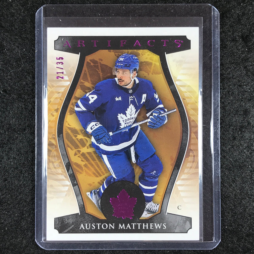 2023-24 Artifacts Hockey AUSTON MATTHEWS Stars Base Pink 21/35 #135