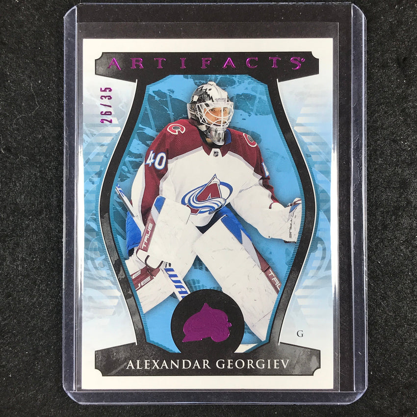 2023-24 Artifacts Hockey ALEXANDAR GEORGIEV Goalies Base Pink 26/35 #142