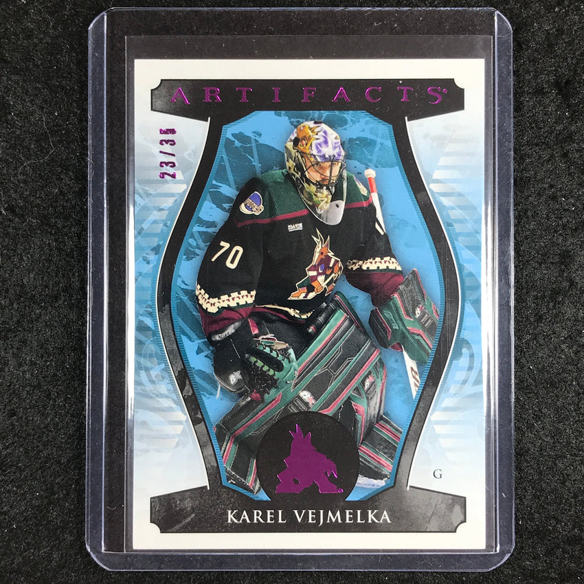 2023-24 Artifacts Hockey KAREL VEJMELKA Goalies Base Pink 23/35 #146