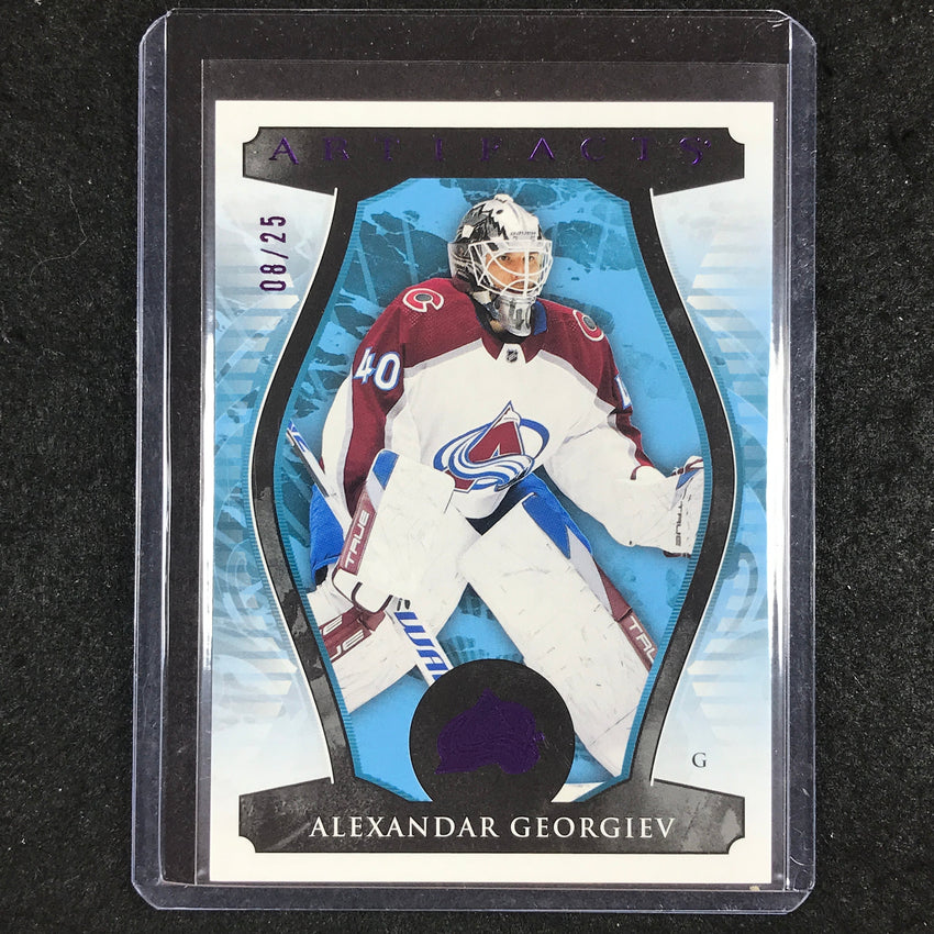 2023-24 Artifacts Hockey ALEXANDAR GEORGIEV Goalies Base Purple 8/25 #142