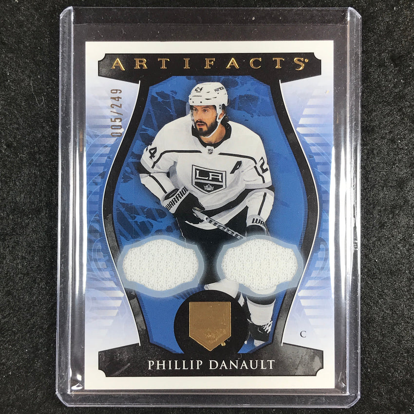 2023-24 Artifacts Hockey PHILLIP DANAULT Base Material Jersey Gold 5/249 #36