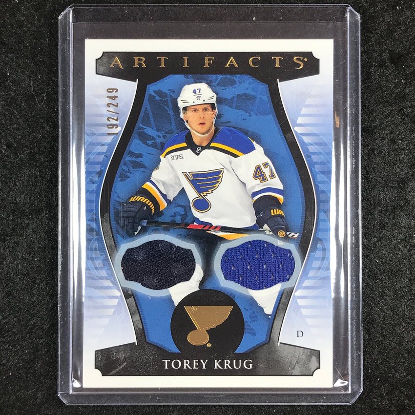 2023-24 Artifacts Hockey TOREY KRUG Base Material Jersey Relic Gold 192/249 #54