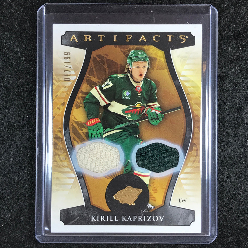 2023-24 Artifacts Hockey KIRILL KAPRIZOV Base Material Jersey Gold 17/199 #103
