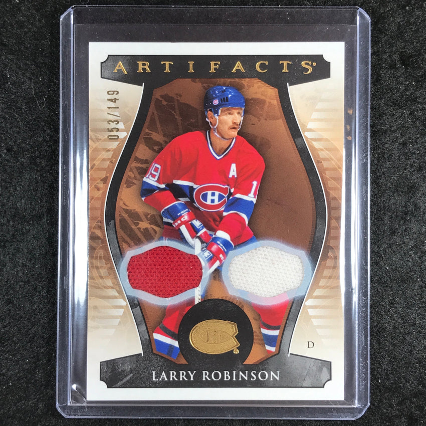 2023-24 Artifacts Hockey LARRY ROBINSON Base Material Jersey Relic 53/149 #168