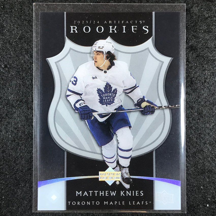 2023-24 Artifacts Hockey MATTHEW KNIES 2005-06 Clear Cut Retro Rookies #25