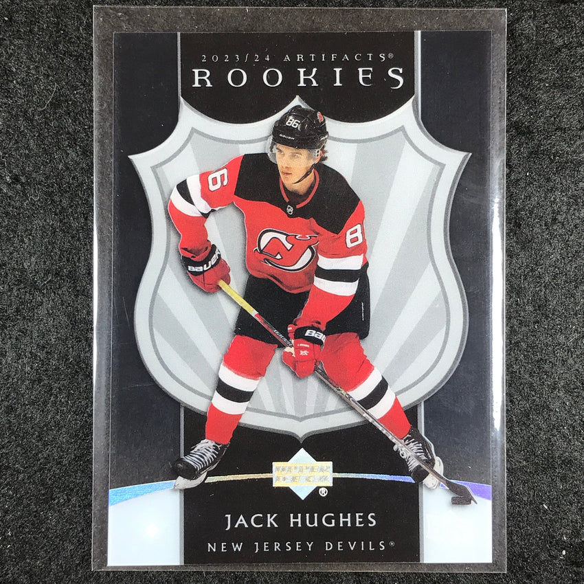 2023-24 Artifacts Hockey JACK HUGHES 2005-06 Clear Cut Retro Rookies #30