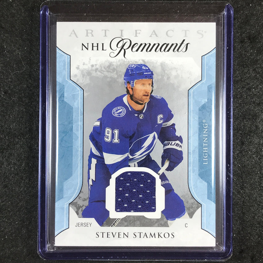 2023-24 Artifacts Hockey STEVEN STAMKOS NHL Remnants Jersey Relic #SS