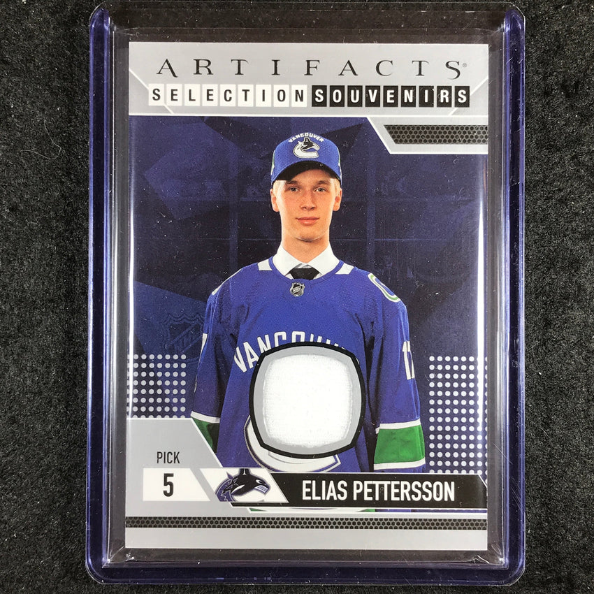 2023-24 Artifacts Hockey ELIAS PETTERSSON Selections Souvenirs Jersey Relic #EP