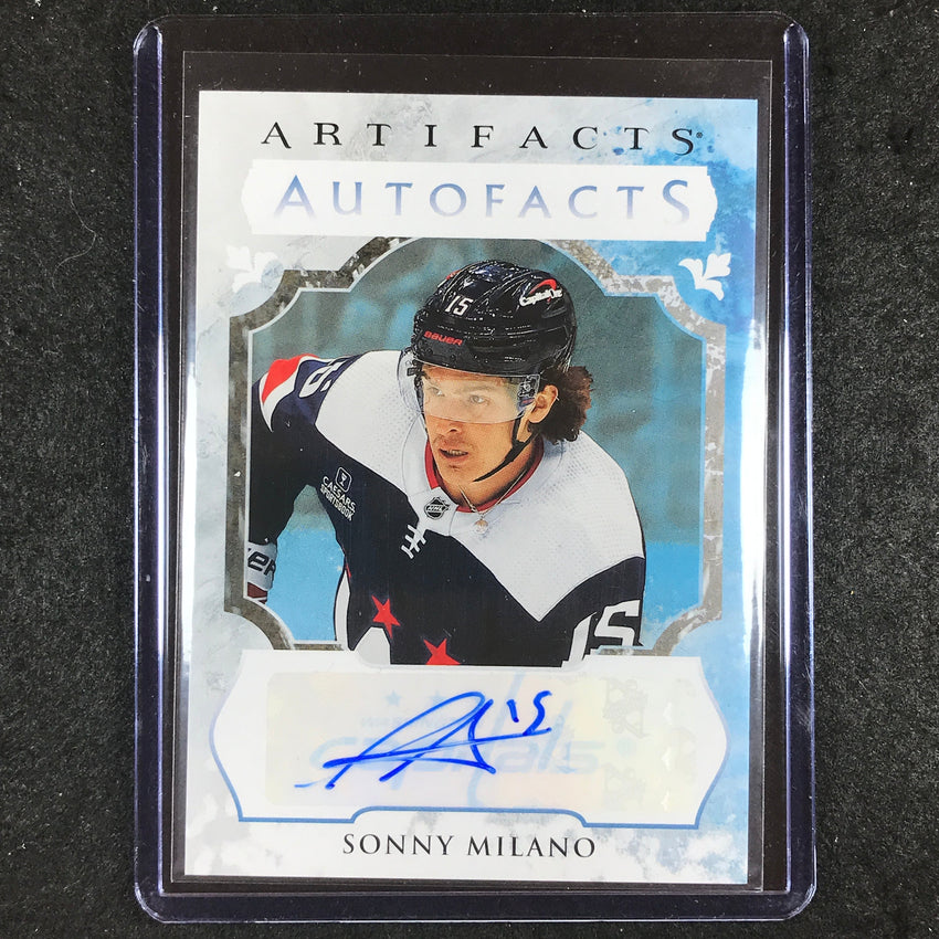 2023-24 Artifacts Hockey SONNY MILANO Auto Facts #SM