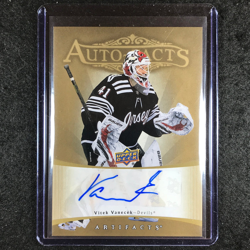 2023-24 Artifacts Hockey VITEK VANECEK 2005-06 Retro Auto Facts #VV