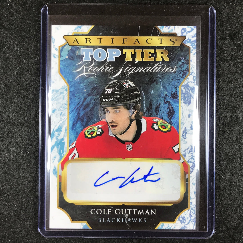2023-24 Artifacts Hockey COLE GUTTMAN Top Tier Rookie Signature Auto #CG