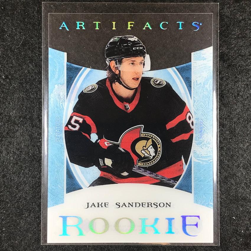 2023-24 Artifacts Hockey JAKE SANDERSON Clear Cut Rookies Update #221